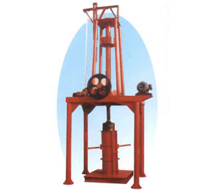 Vertical extrusion cement tube machine